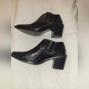 Casanova faux Crock ankle boots